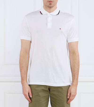 Поло Tommy Hilfiger - белый(MW0MW30776)