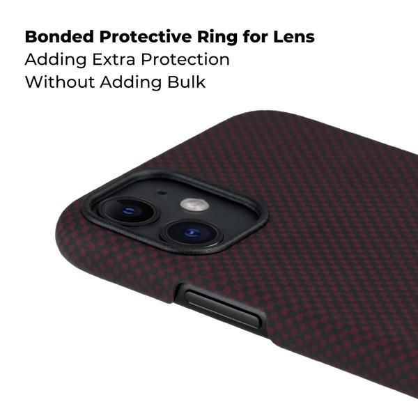 Чехол Pitaka MagEZ Case для Apple iPhone 11 (Black/Red Plain)