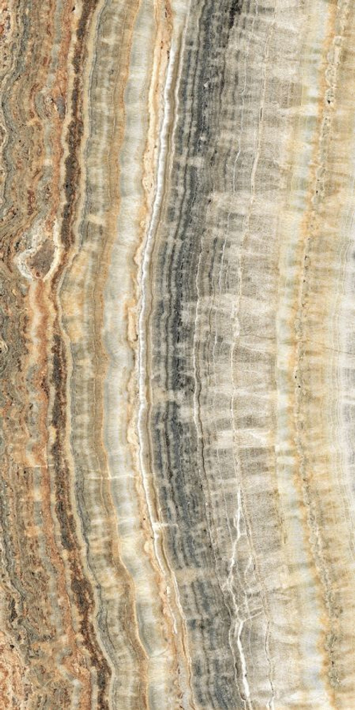 Керамогранит REX ECCENTRIC LUXE CARAMEL GLOSSY 60x120 RET (778840) 9ММ