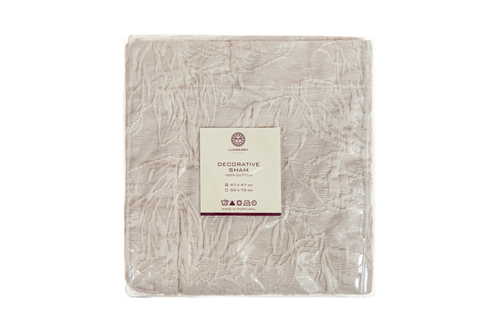 Наволочка декоративная 47х47 Luxberry Chloe натуральная