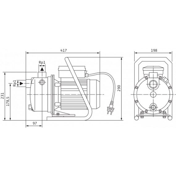 Насос WILO WJ-204-EM купить в Москве и Московской области по низкой цене с доставкой по России — (3) Насос WILO WJ-204-EM — (3)