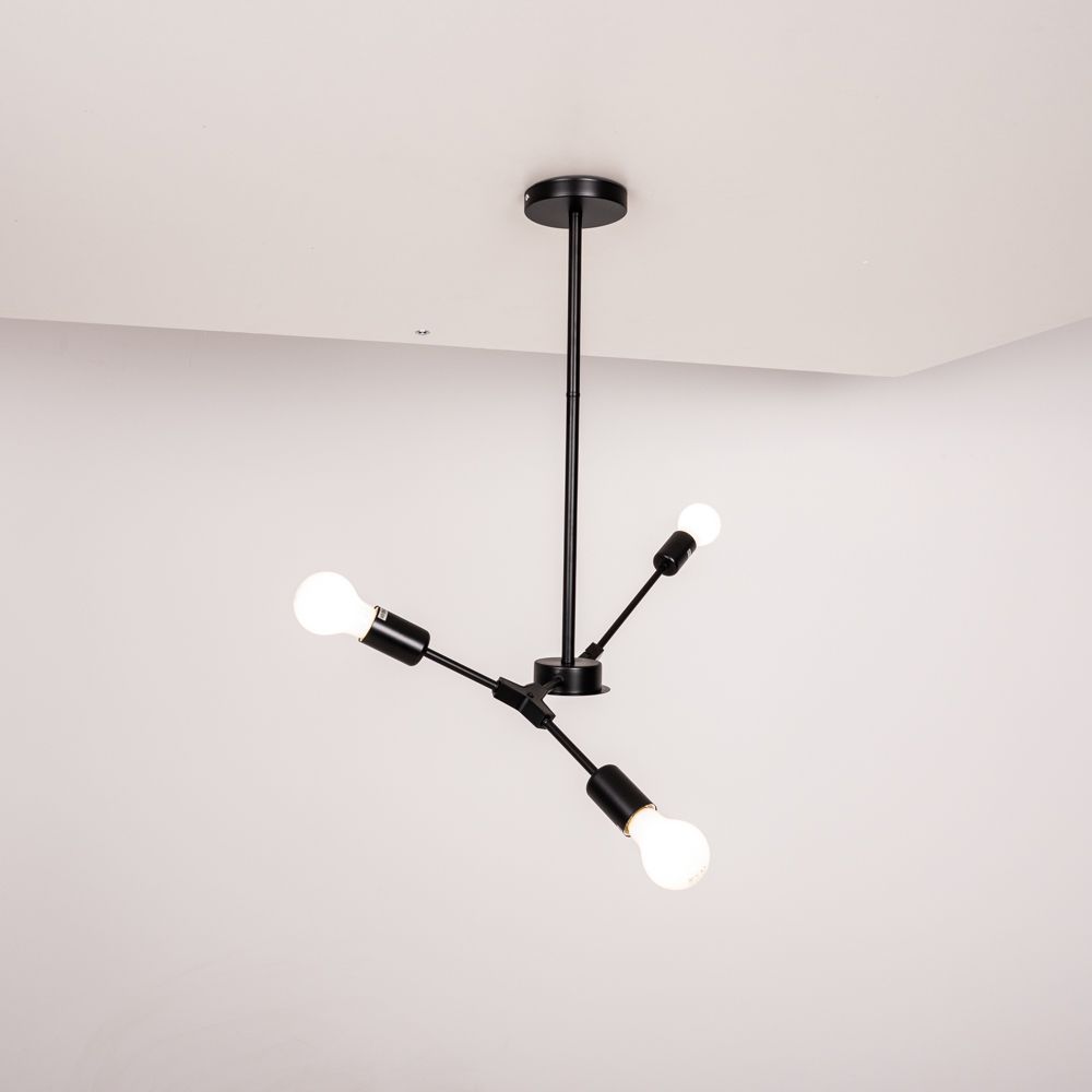 Люстра На Штанге Late D55 Black By Imperiumloft
