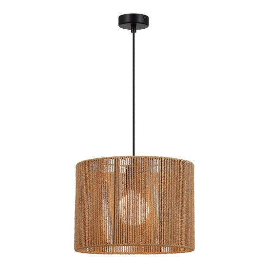 SLE6024-603-01 Светильник подвесной бежевый/черный E27 1*40W ETTAN