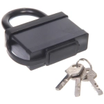 Замок навесной 70мм черный, блистер