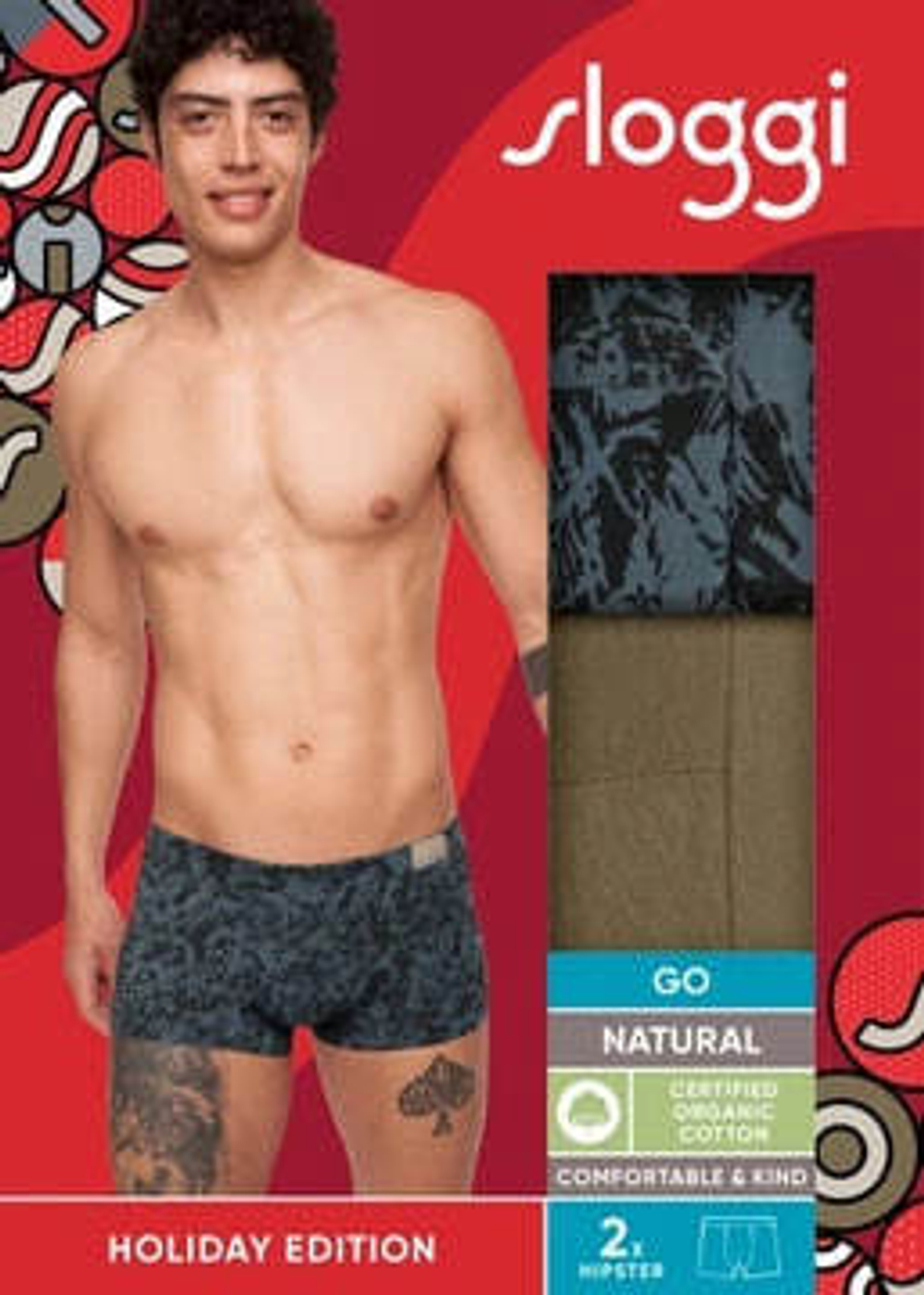 Трусы Sloggi Men GO Natural H Hipster C2P