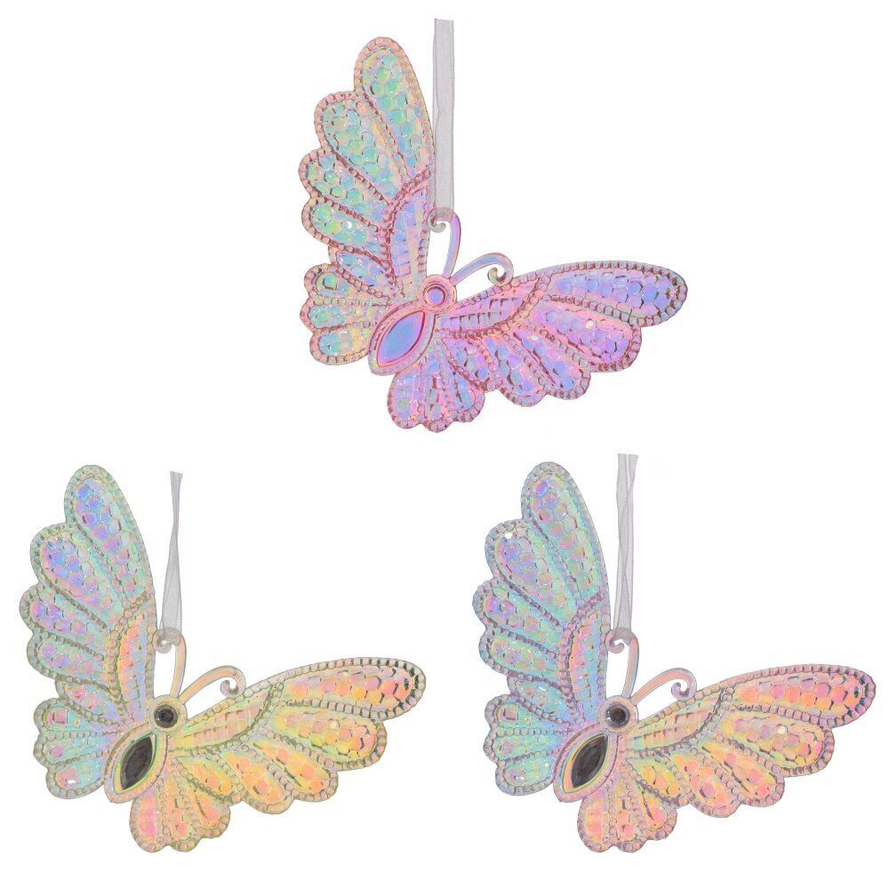 GAEM Украшение новогоднее "Бабочка", L13 W2 H10 см, 3в.
