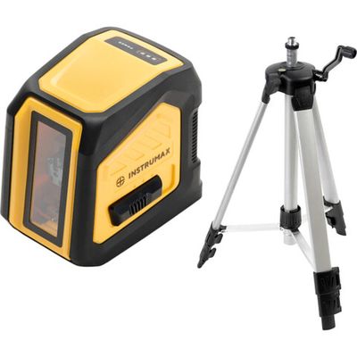 Лазерный уровень INSTRUMAX LINEPRO CROSS+Штатив телескопический TR-120   IM0182_K