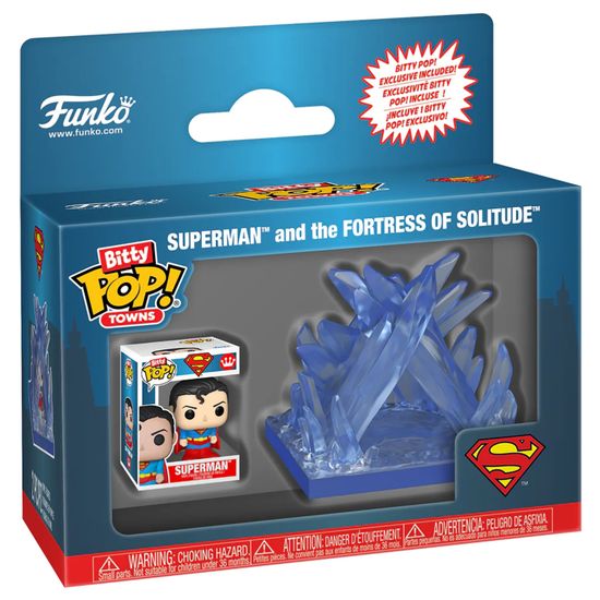 Фигурка Funko Bitty POP! Towns DC Superman and the Fortress of Solitude 85514 / Фигурка Фанко Битти ПОП! по мотивам вселенной "DC", Супермен