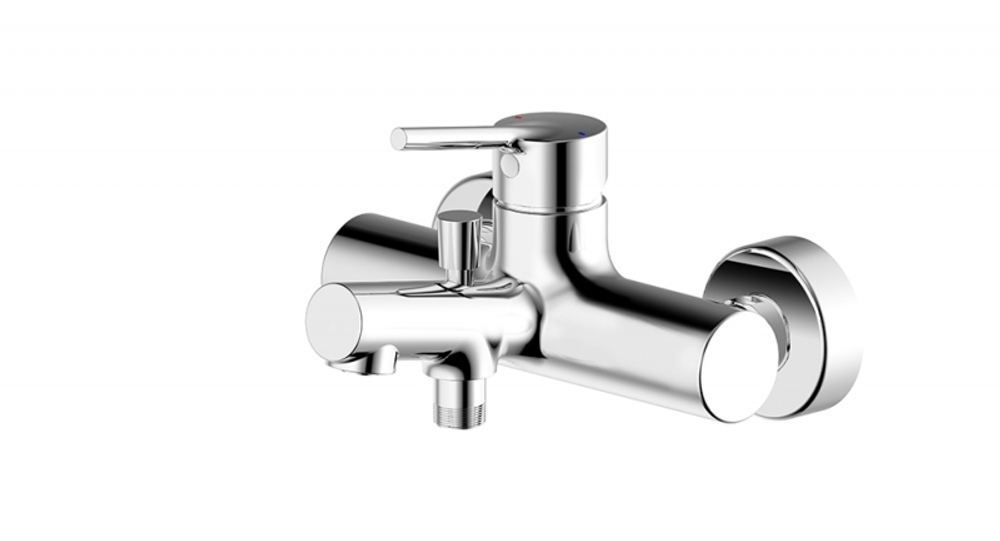 СМЕСИТЕЛЬ ДЛЯ ВАННЫ С КОРОТКИМ ИЗЛИВОМ BRAVAT PALACE F6172217CP-01-RUS