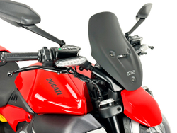 WRS Touring Ветровое стекло Ducati Diavel V4 матовое черное DU029NO