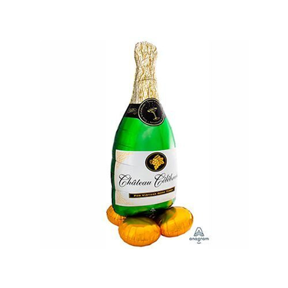 Шар напольный Шампанское, под воздух