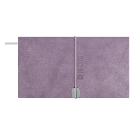 Планинг дат. 2026г 175*95мм 64л., кожзам., мягк.пер. "Тиволи глосс сиреневый" резинка,ляссе