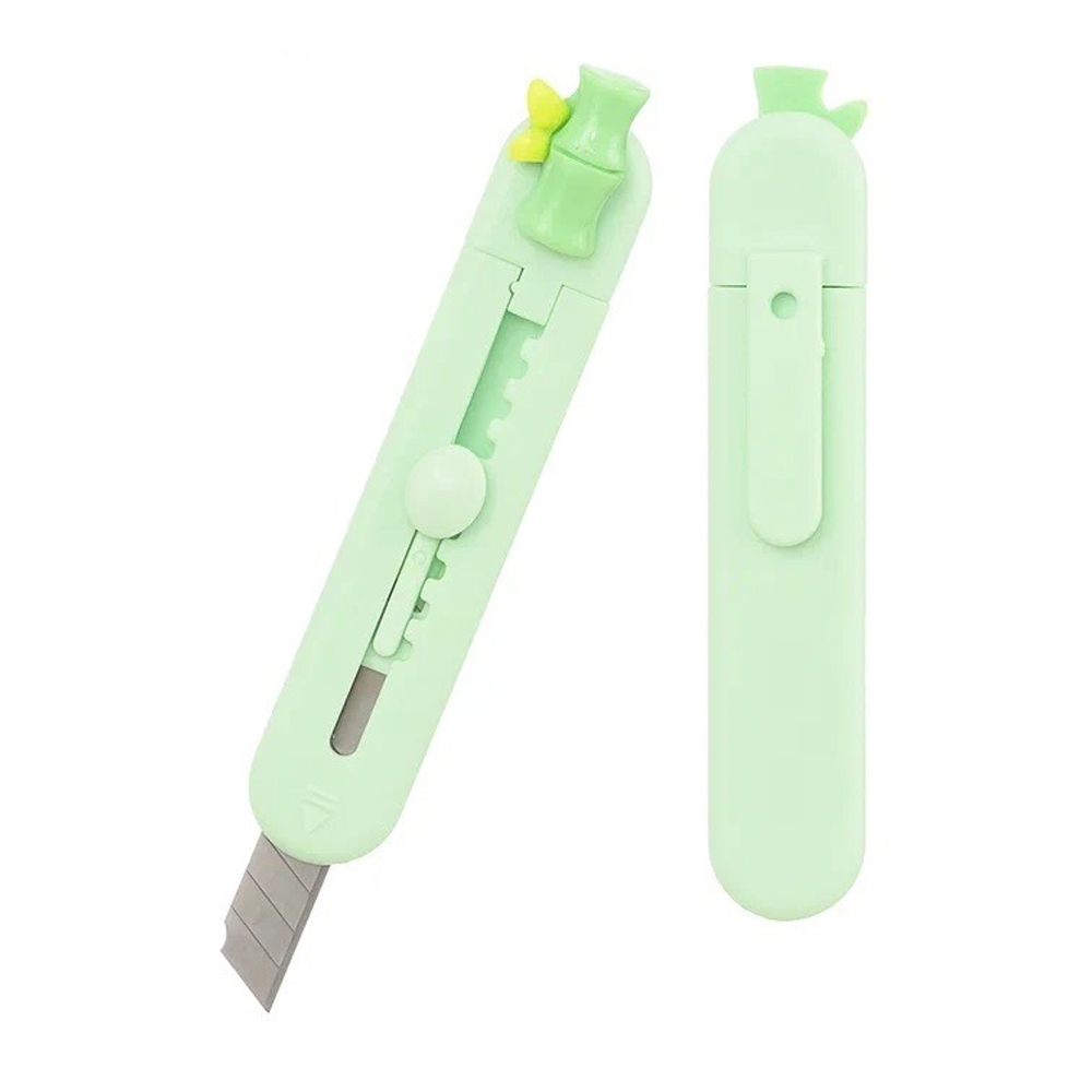 Нож канцелярский Basir для бумаги, серия "Панда", лезвие-4 см, размер 9,2 см