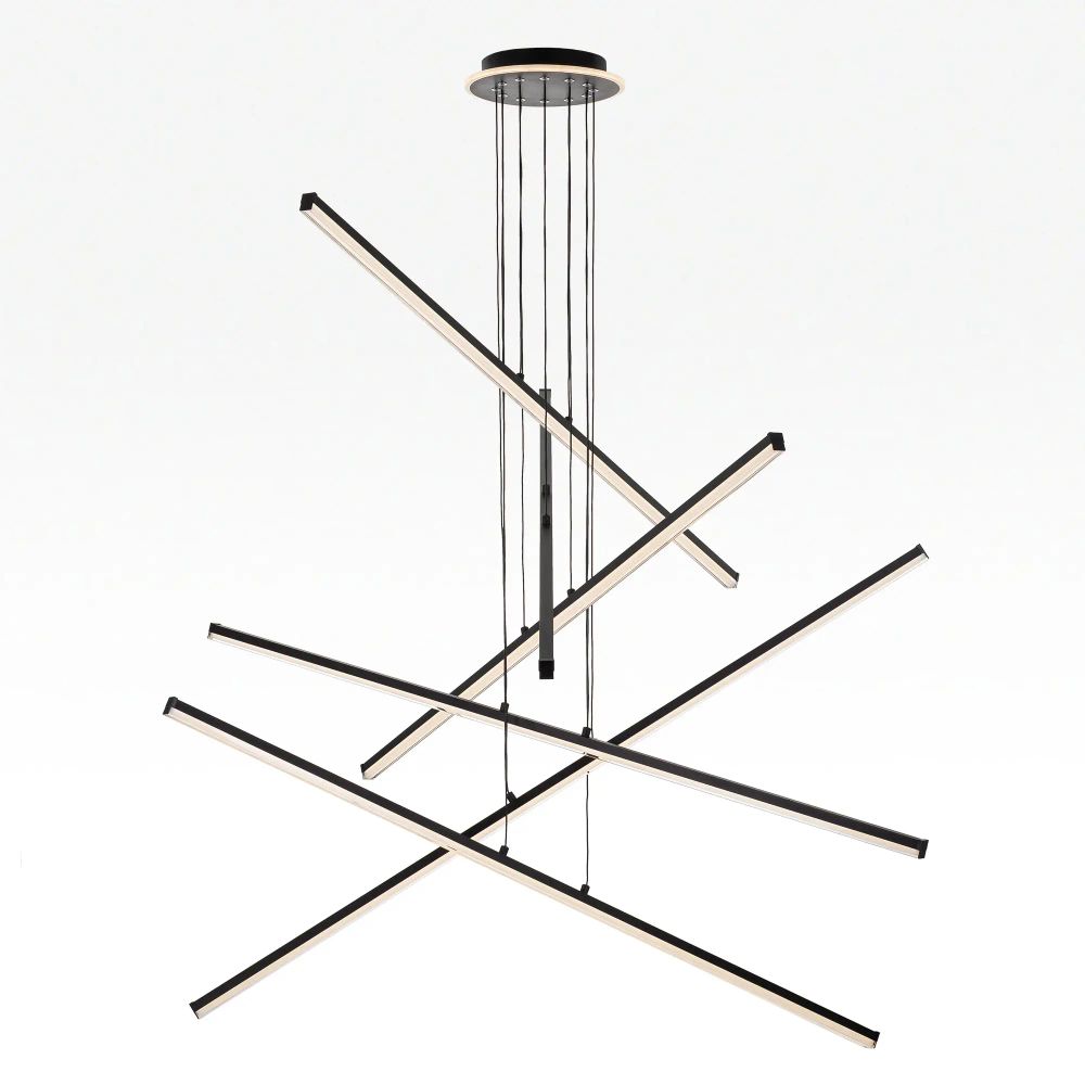 Citilux Trent CL203761 LED Люстра подвесная с пультом Чёрная