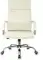 Кресло руководителя Бюрократ T-8010SL слоновая кость эко.кожа крестов. металл хром