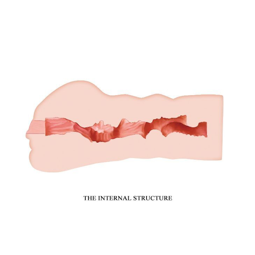 Мастурбатор-вагина Baile Mavis – рельефный канал, 15,2 см