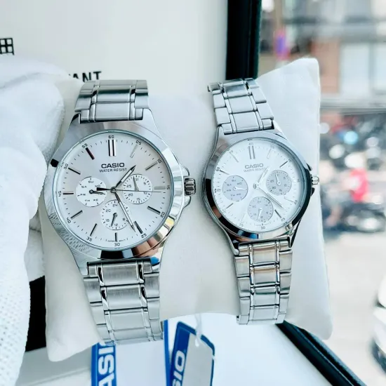 Парные часы Casio Standard: MTP-V300D-7A и LTP-V300D-7A