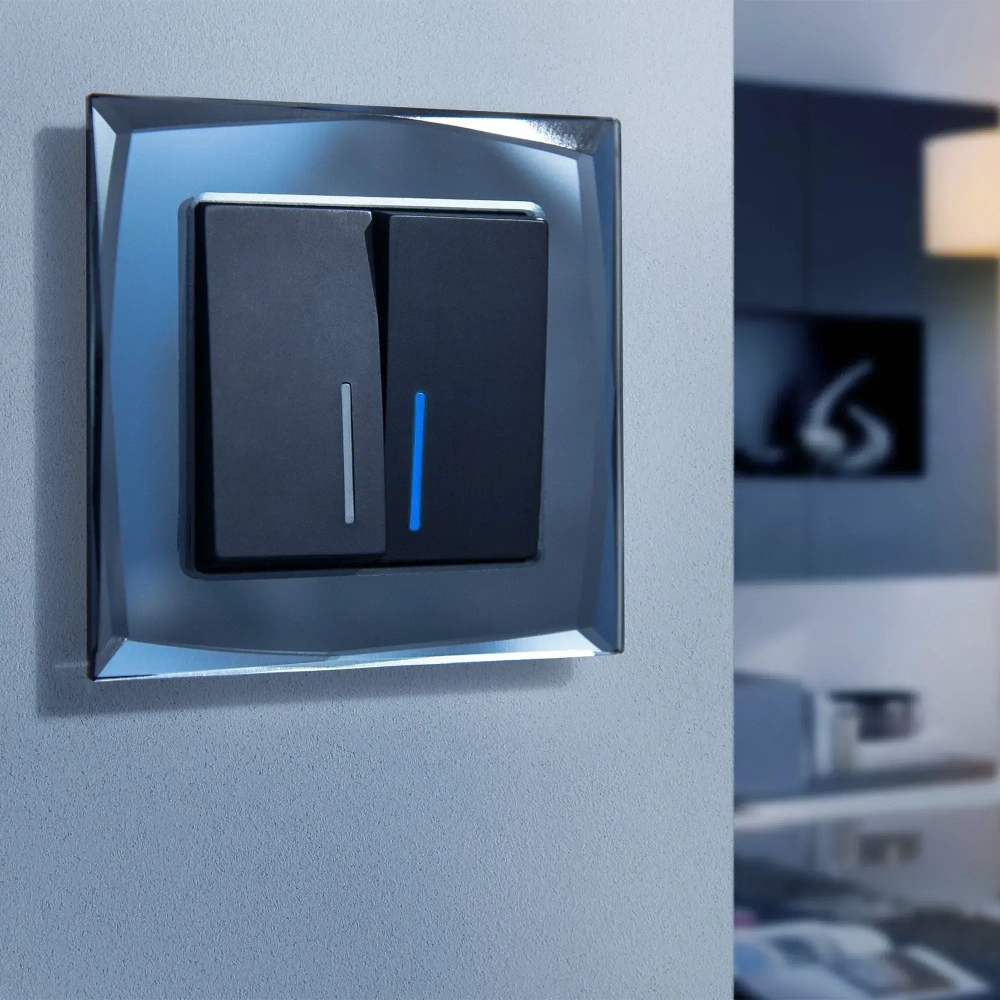 Рамка на 1 пост Diamant (черный) W0011208