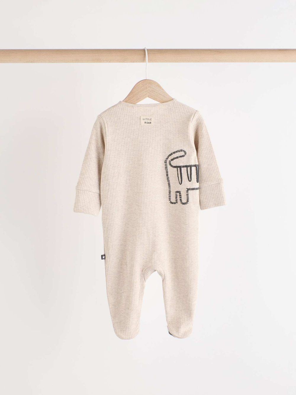 Комбинезон / Cлип для малышей Next N26-413, 3 шт., Бежевый, Серый