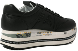 Premiata Beth черные кожаные