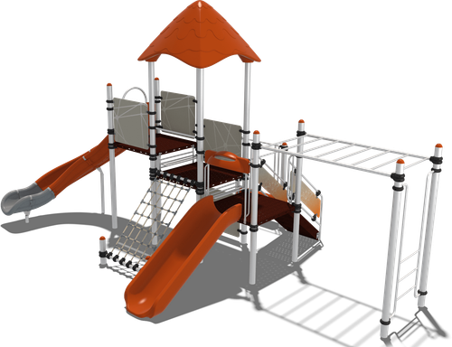 Детский городок Куба (комплектация 1, паттерн Vector)