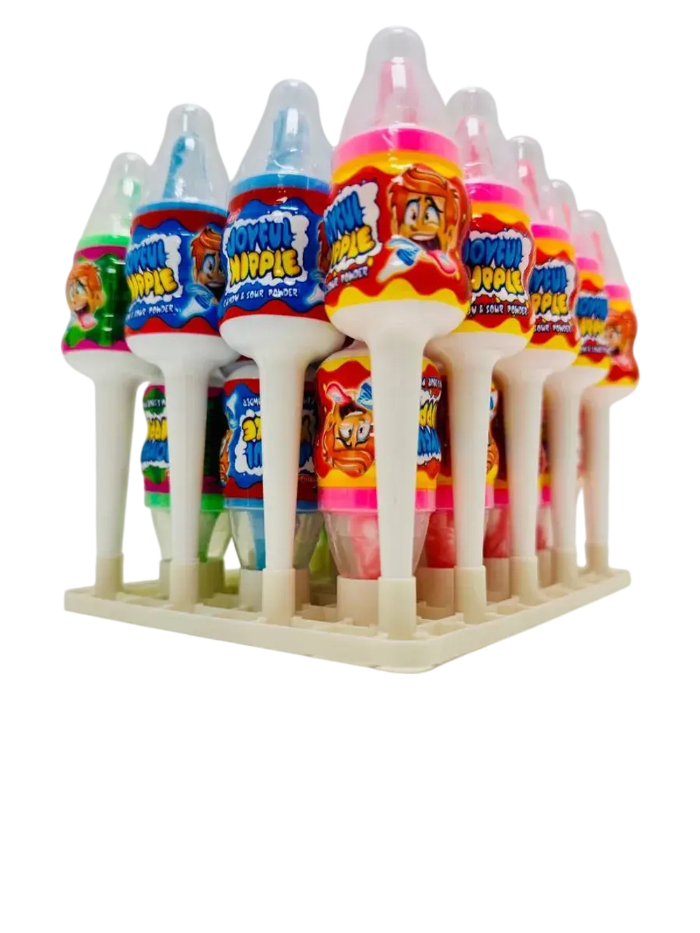 Леденцовая карамель детская бутылка с кислой пудрой