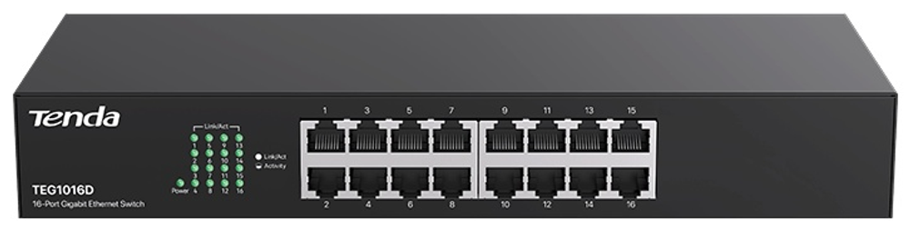 Коммутатор Tenda TEG1016D