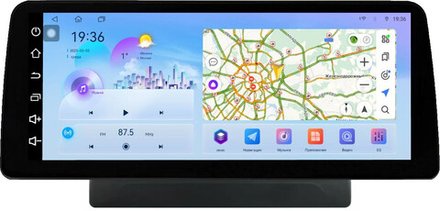 Магнитола для Mitsubishi Delica D5 2019+ - FarCar монитор 12.3" 2K QLED на Android 14, TS10, CarPlay, 4G SIM-слот