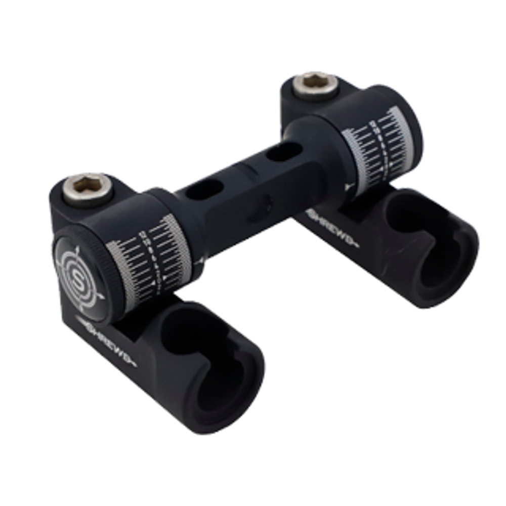 Тройник для лука спортивного Shrewd V-Bar Double Adjustable Atlas Matt Black