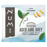 Numi Tea, Органический черный чай, выдержанный Эрл Грей, 18 чайных пакетиков, 1,27 унции (36 г)