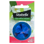 Насадка-презерватив стимулирующая "Sitabella Extender 3D Королевский жасмин" (Цвет: синий)