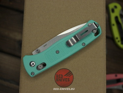 Нож Benchmade 535 Bugout CIVIL MINT (редкий цвет) А+++ - минт рукоять, клинок сатин, фурнитура сатин