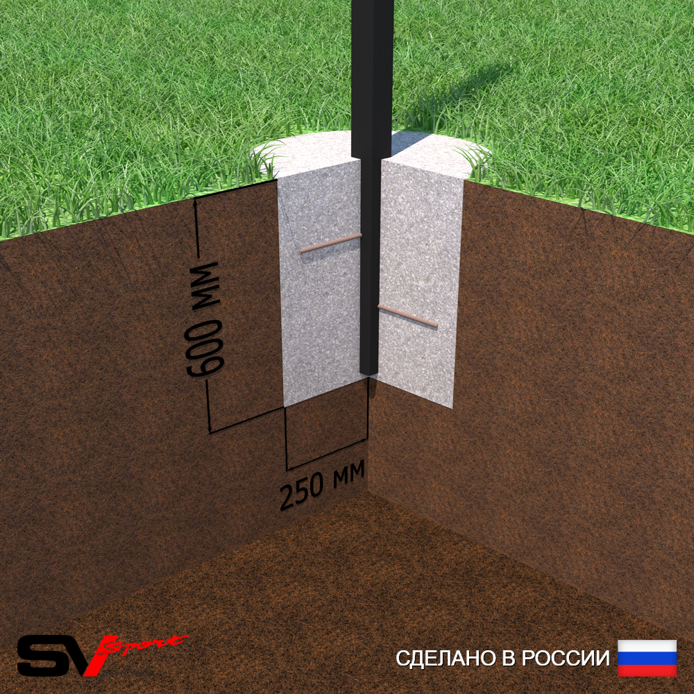 Уличная шведская стенка Sv Sport рукоход х 2 У52211 (Турник/Гнездо 80см/Кронш бокс/Канат/кольца/лестница)