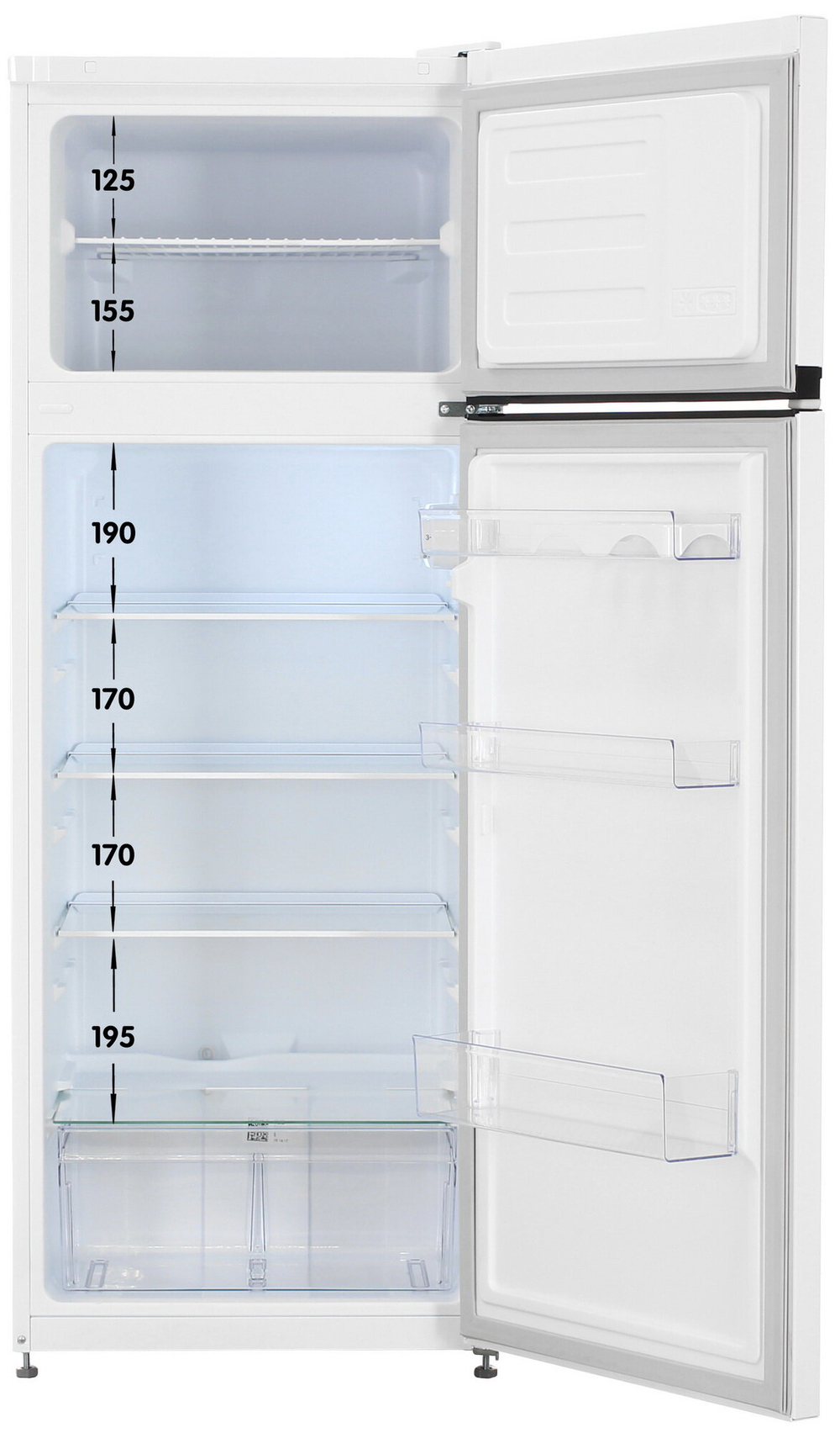 Двухкамерный холодильник Beko B1RDSK240W