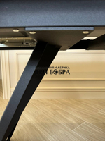 Кухонный раскладной стол "Хилтон", черный мрамор