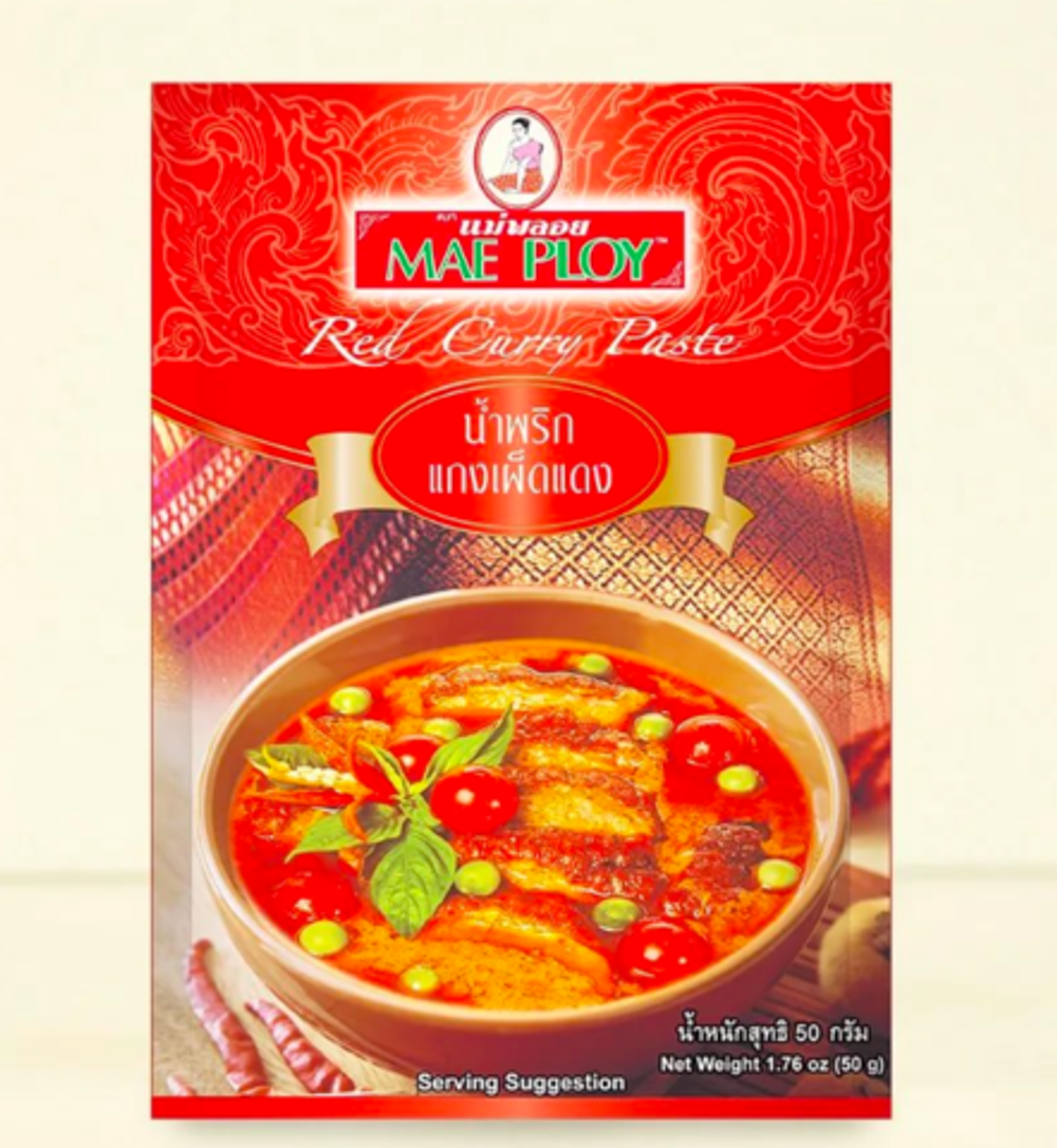 Паста красный карри  MAE PLOY,50гр