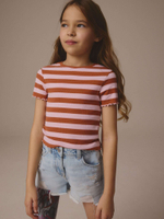 Футболка для девочки Next E44-337, Розовый, Кирпичный