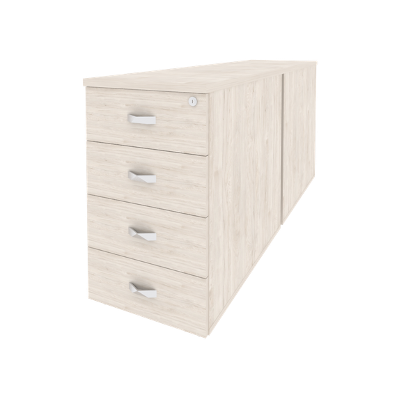 Оникс Тумба двойная приставная/опорная O.TPO-2.8  432*1635*750