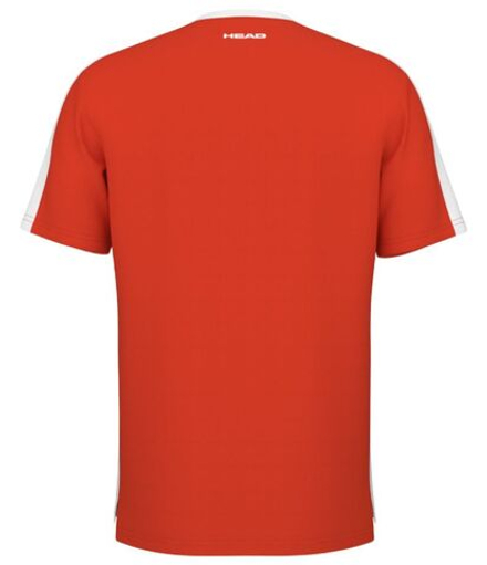 Детская теннисная футболка Head Boys Vision Slice T-Shirt - orange alert