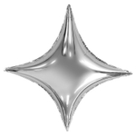 Шар фольгированный Звезда 74 см (Серебряный)