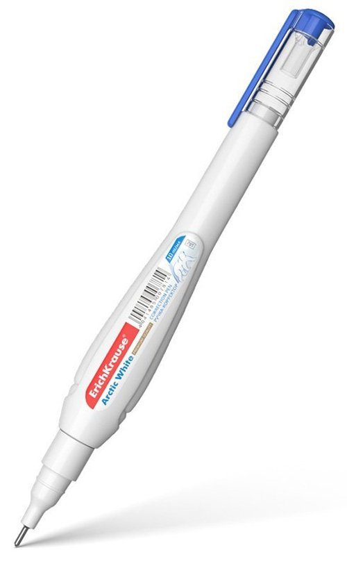 Ручка корректирующая ErichKrause Arctic white, 10 мл