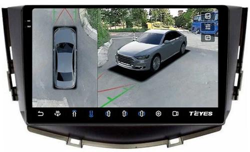Магнитола для Lifan X60 2012-2016 - Teyes CC3-2K-360 на Android 10, Быстрая, 2K QLED, CarPlay, 4G SIM-слот, 4 камеры в комплекте