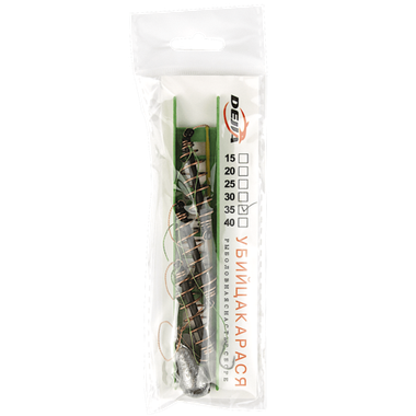 Монтаж д/ловли карася "Убийца карася" на мотовиле 3 крючка XinYongDa -