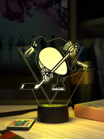 3Д-НОЧНИК "ХК Pittsburgh Penguins" (Питтсбург Пингвинз)