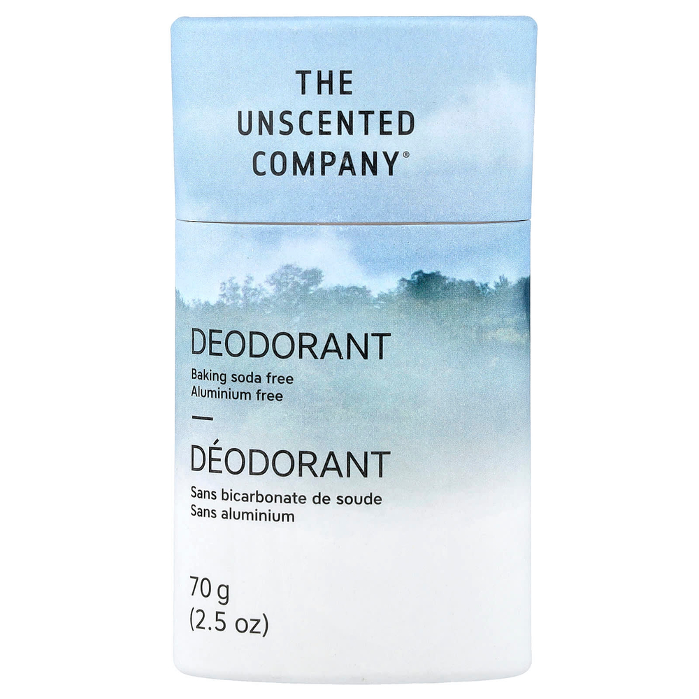 The Unscented Company, Дезодорант, без алюминия, без отдушек, 70 г (2,5 унции)