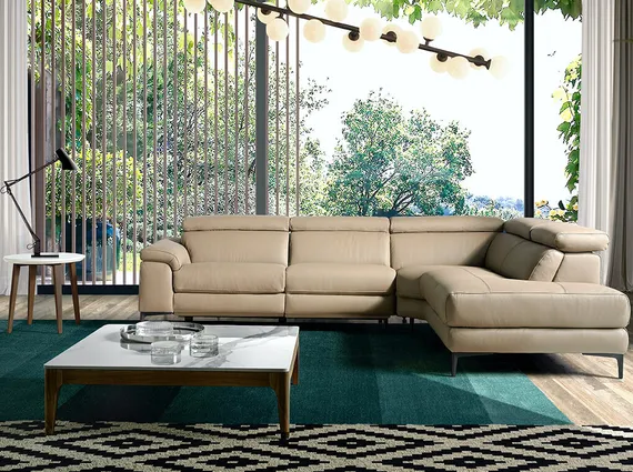 Журнальный столик Angel Cerda 2042 100х100 см, керамика, шпон ореха