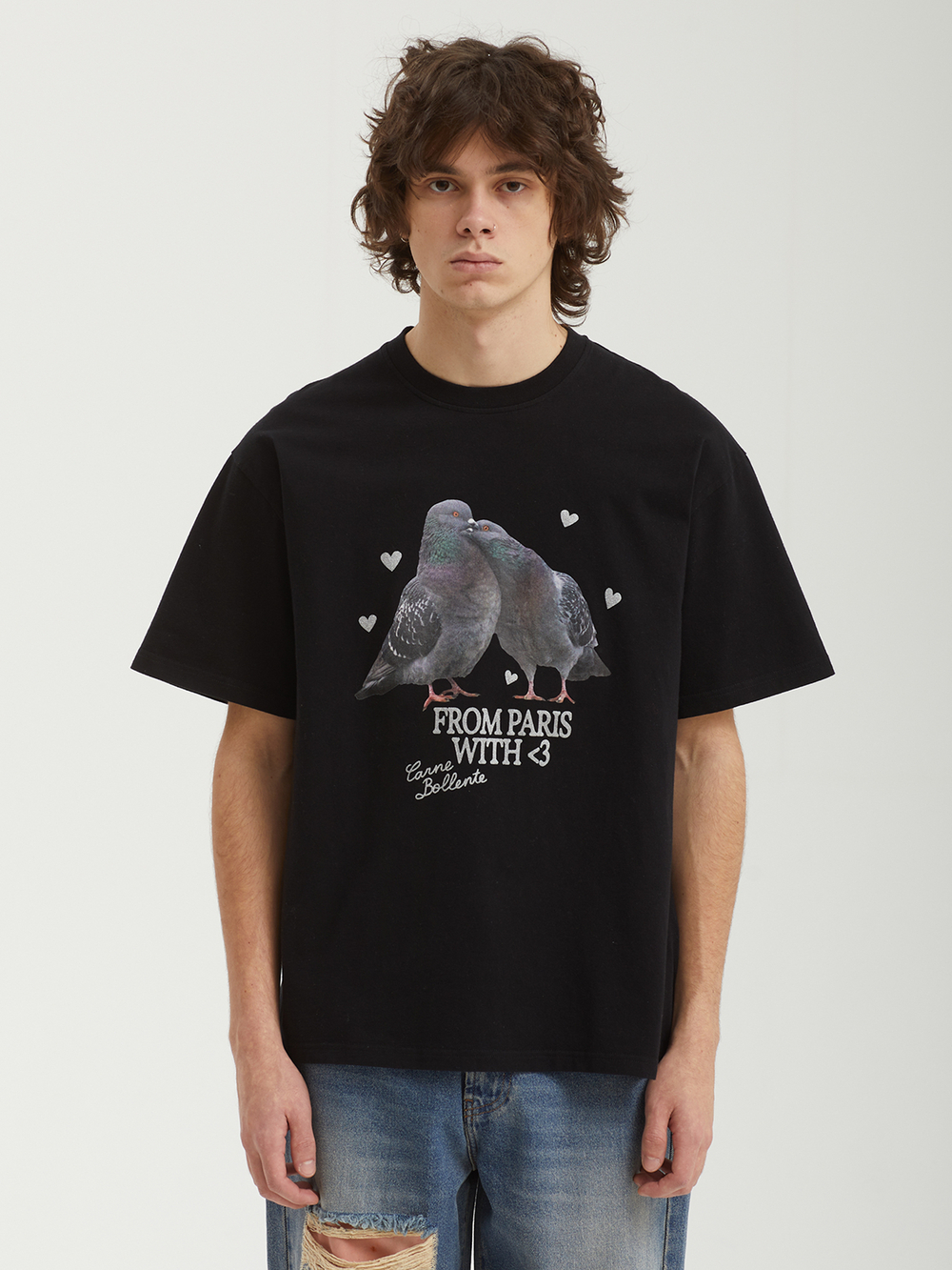 Мужская Футболка Lovebirds