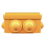 Коробка пластиковая FS с кабельными вводами и клеммниками, IP55,100х100х50 мм, 5р, 450V, 10A, 6 мм2