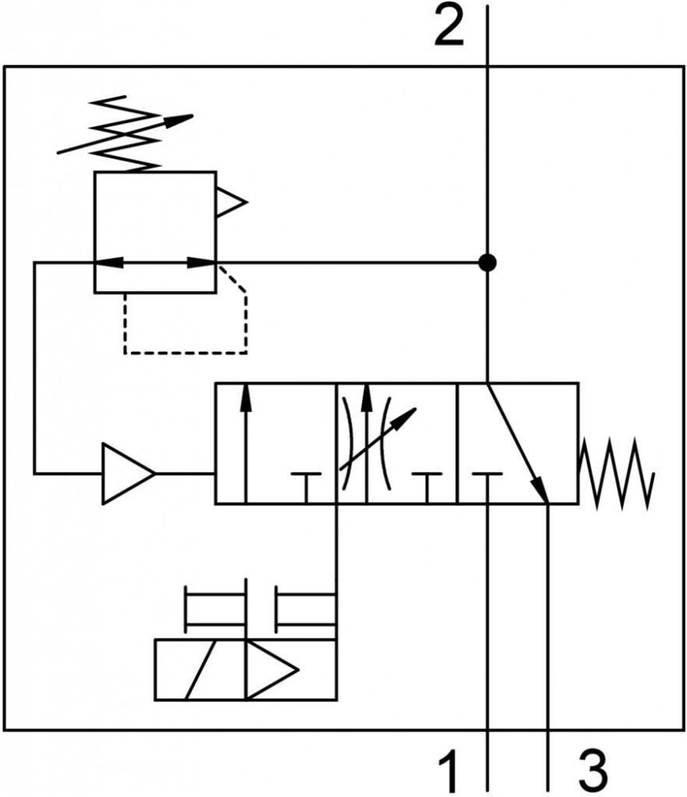 Клапан плавного пуска/быстрого выхлопа Festo MS6-SV-1/2-C-10V24-S