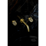 Смеситель для раковины Boheme ELEGANTE 152-2-MG-EL , MAT GOLD